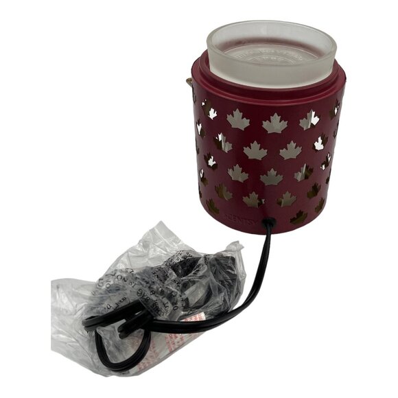 Scentsy Warmer True North Maple Leaf Red Retired Full Size Canadian Exclusive - Picture 5 of 12